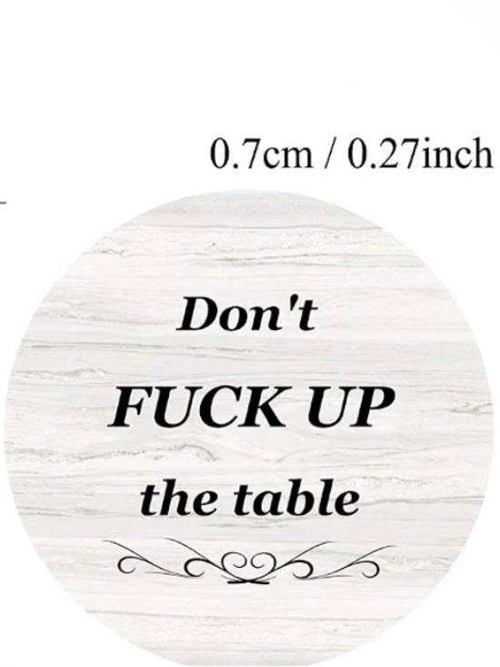 Other - Fck up Stone Coaster Set w Metal 6 pcs NWT